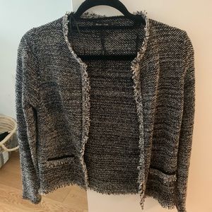 Massimo Dutti Tweed style cardigan jacket